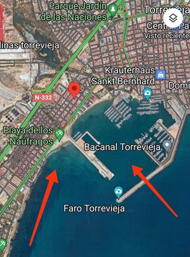 Big Penthouse For 10 Per Apartment Torrevieja Luaran gambar